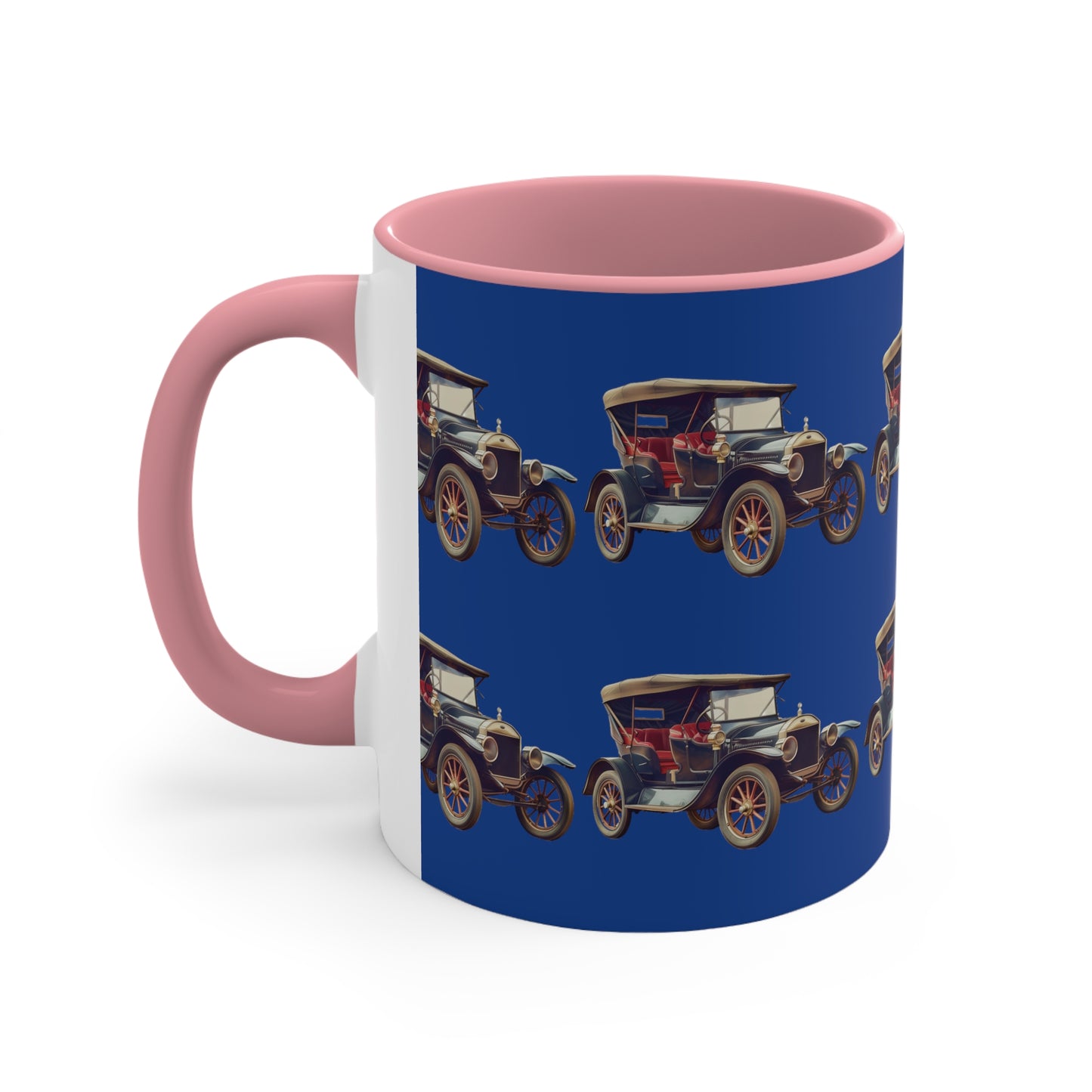 Classic Car on Blue