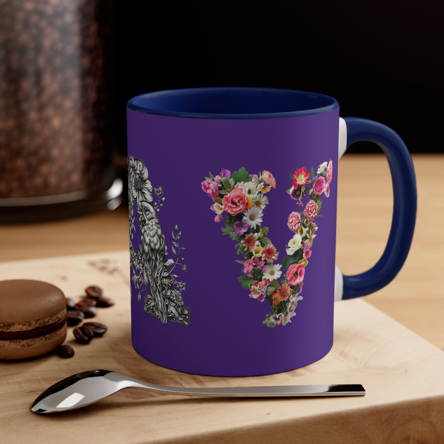 SAV Floral on Purple
