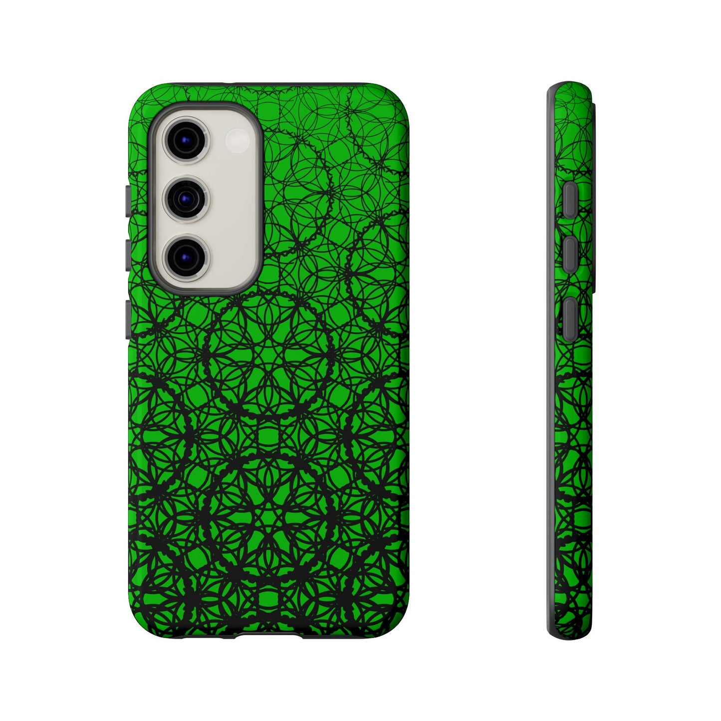 Vibrant Emerald Fade Pattern - Samsung