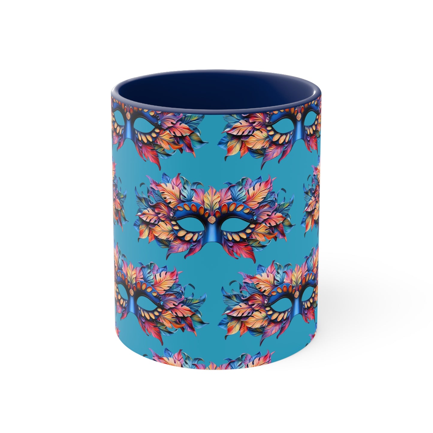 Masquerade on Turquoise