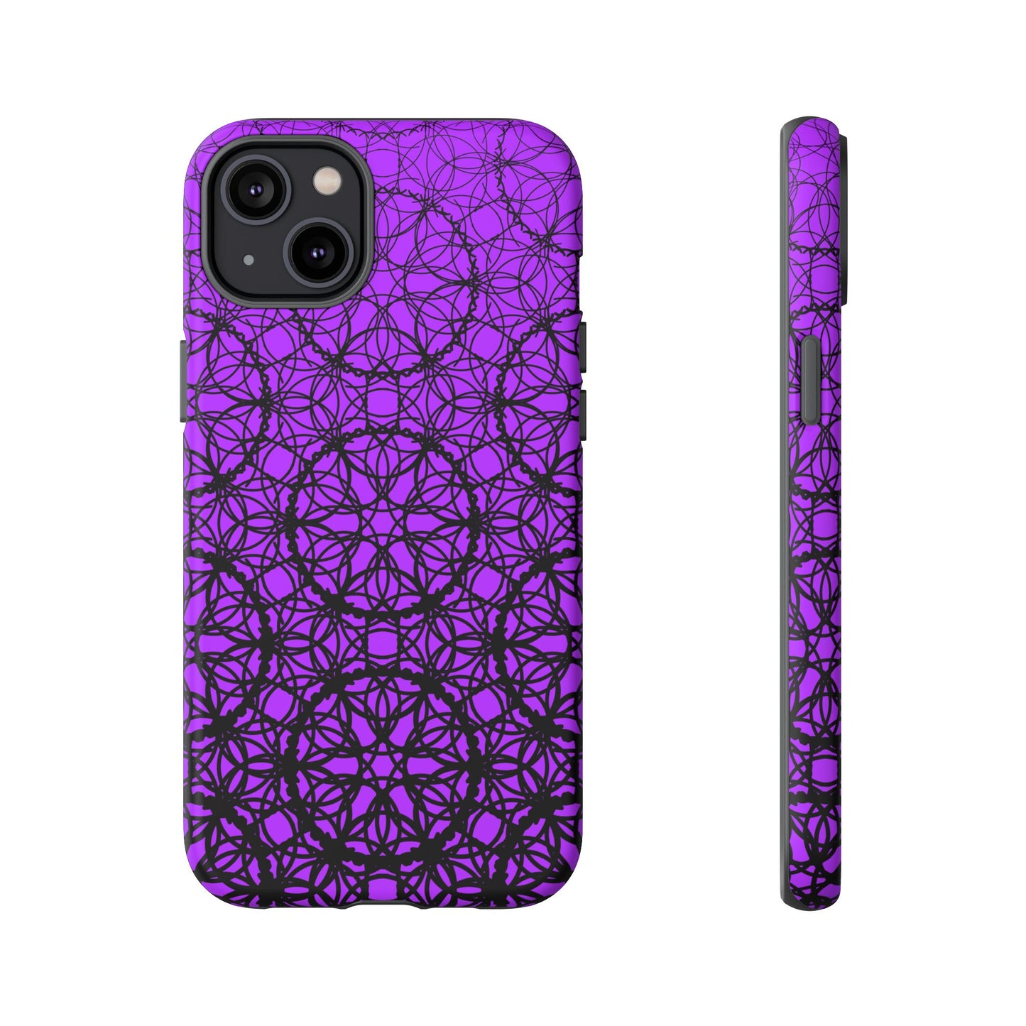 Vibrant and Bold Purple Fade Pattern