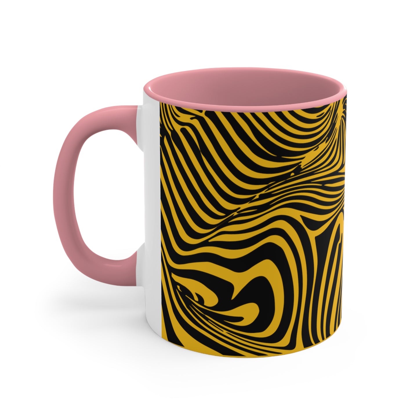 Zebra Swirl on Yellow