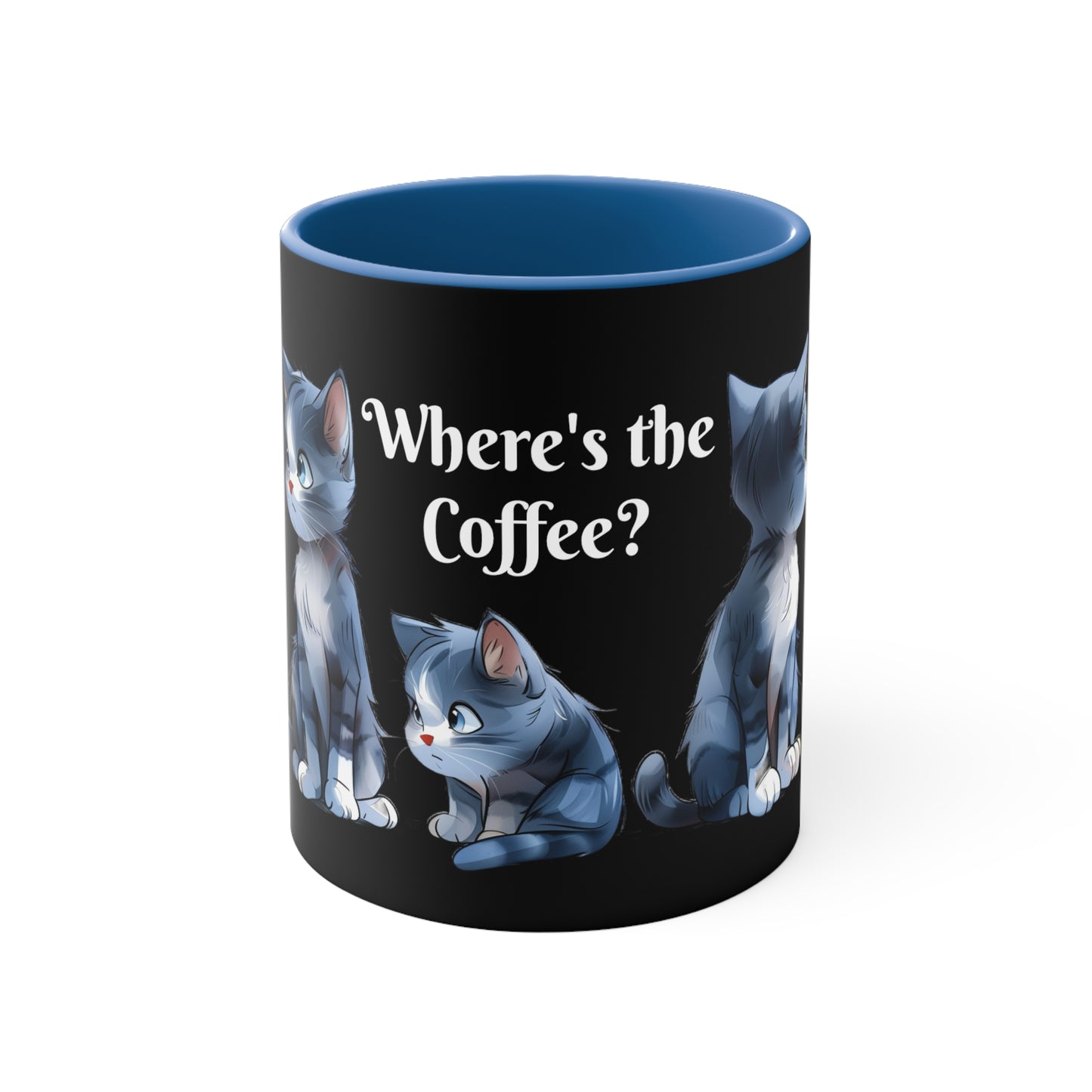 Where's the Coffee? Black/ Blue