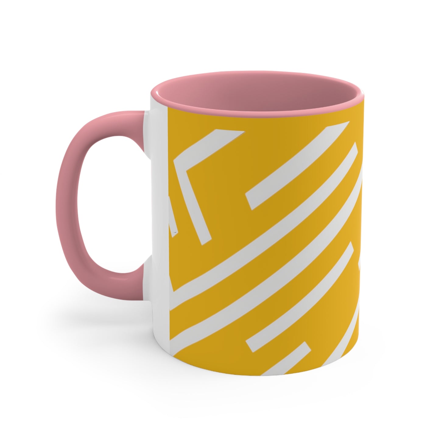 Simple Geo Stripe on Yellow