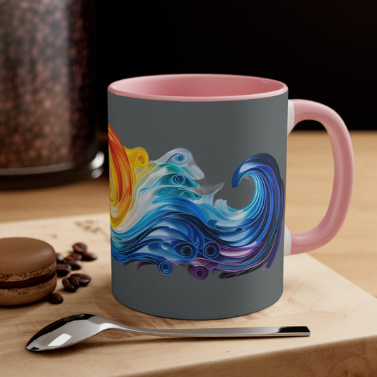 Riptide Quilling on Dark Gray