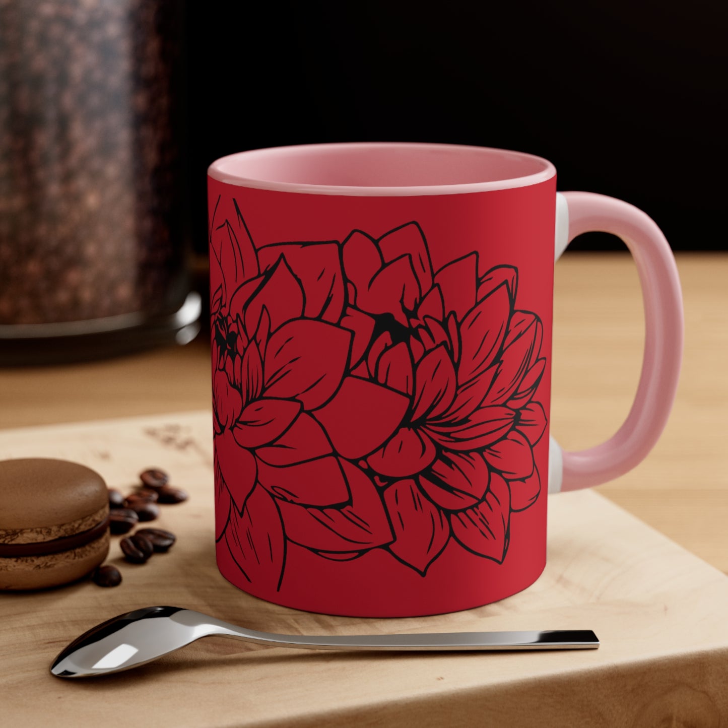 Gardenias on Red
