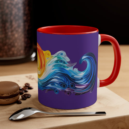 Riptide Quilling on Purple