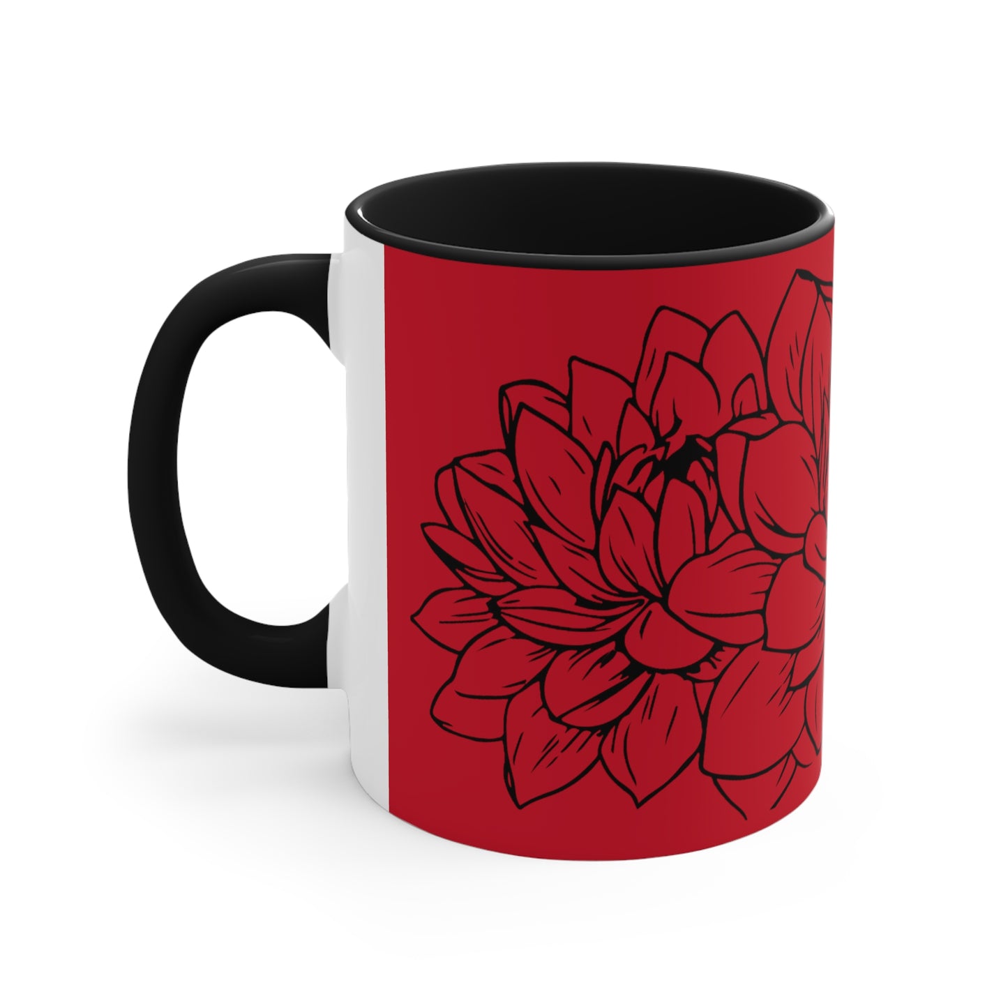 Gardenias on Red
