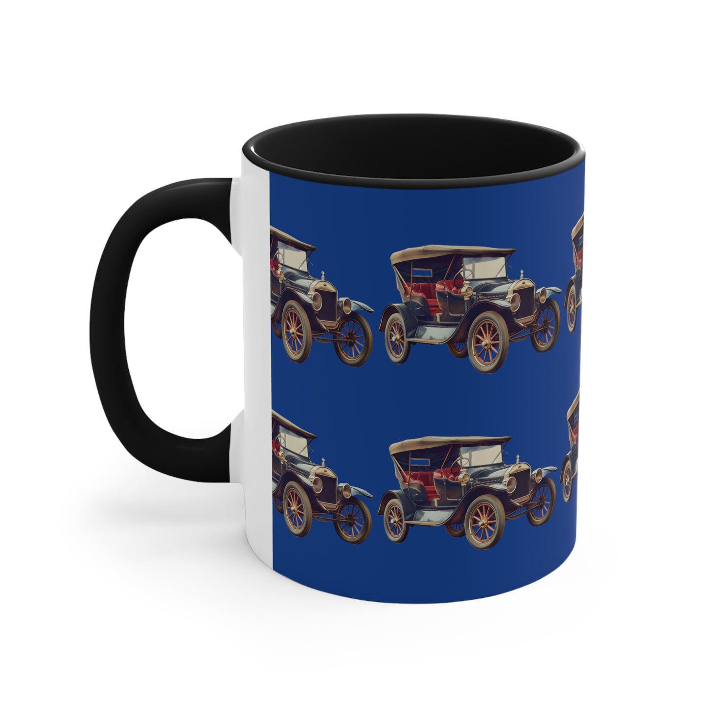 Classic Car on Blue