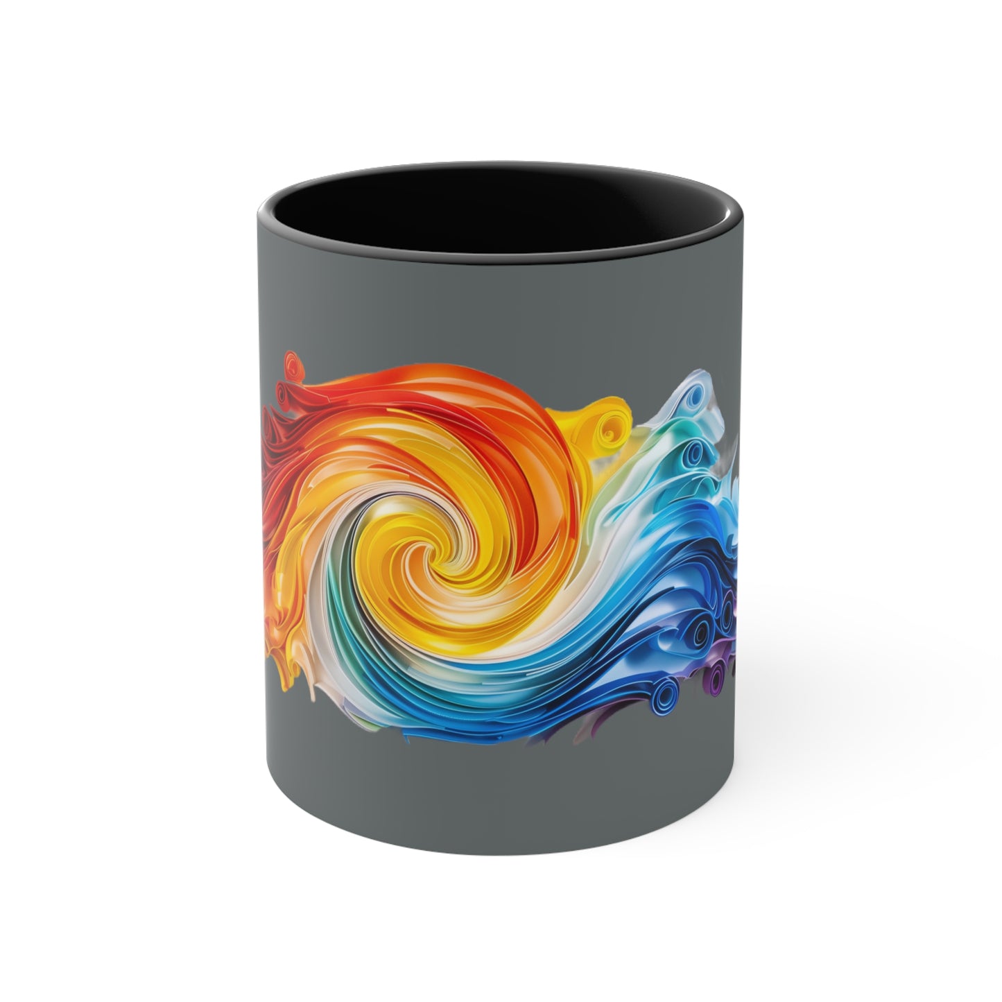 Riptide Quilling on Dark Gray