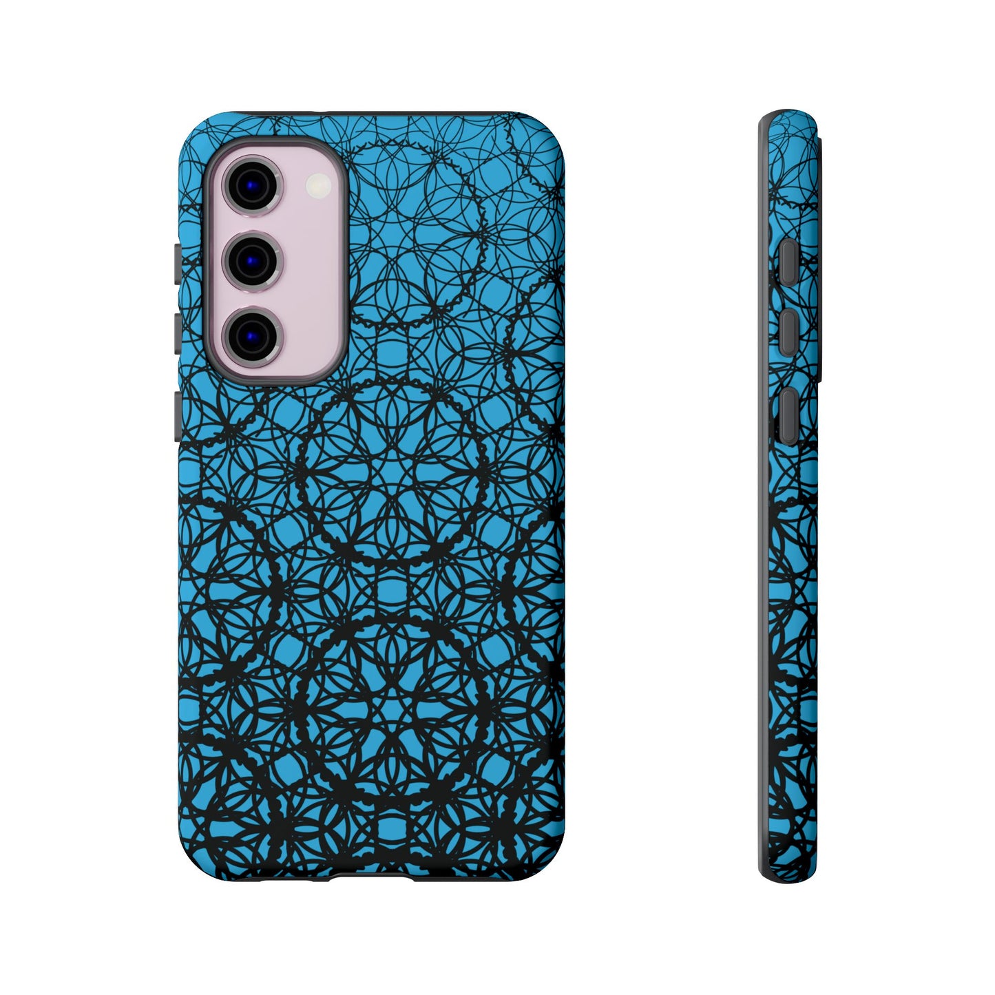 Vibrant Blue Fade Pattern - Samsung