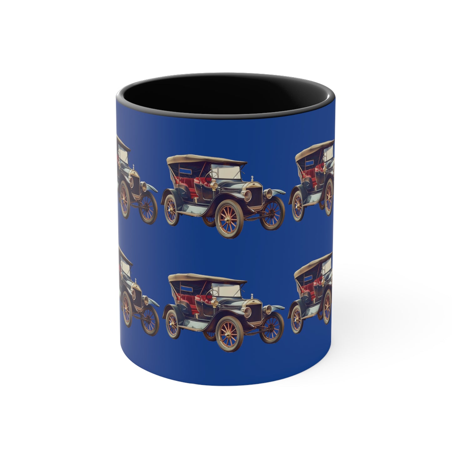 Classic Car on Blue