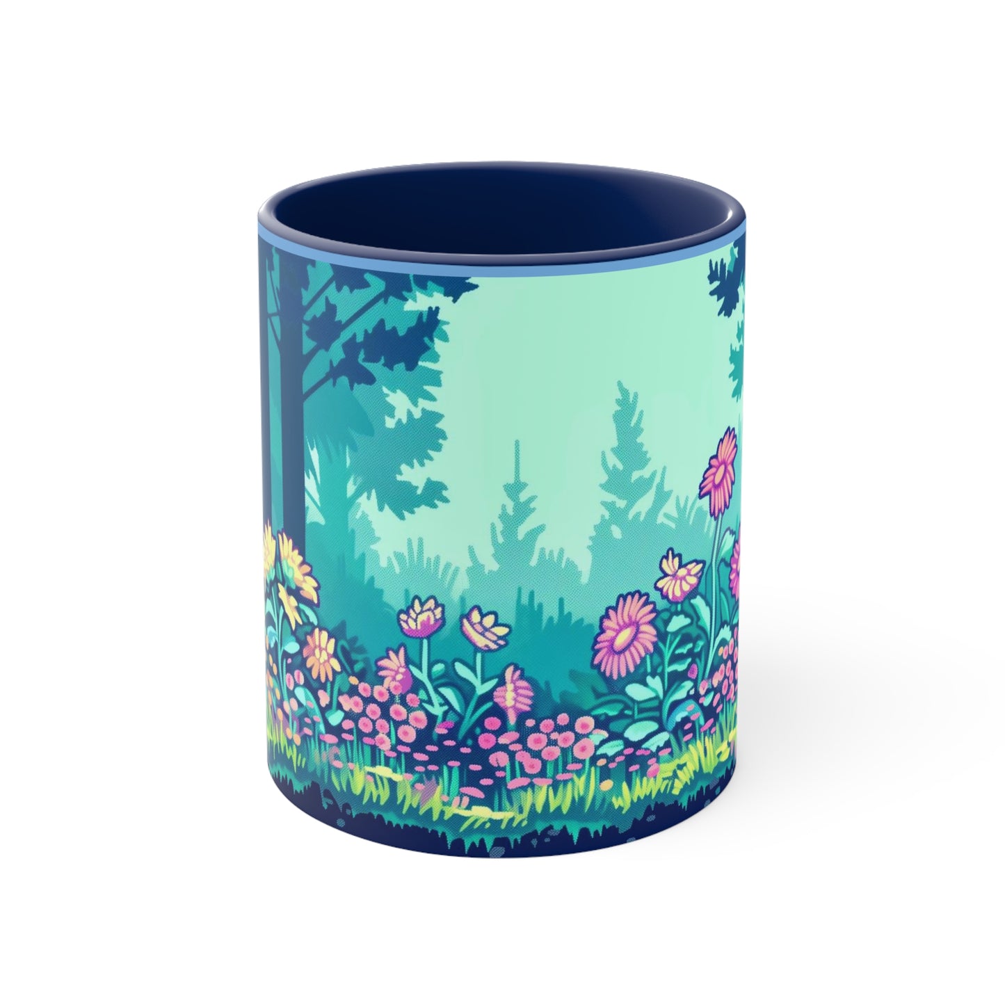 8-Bit Pixel Garden Forest