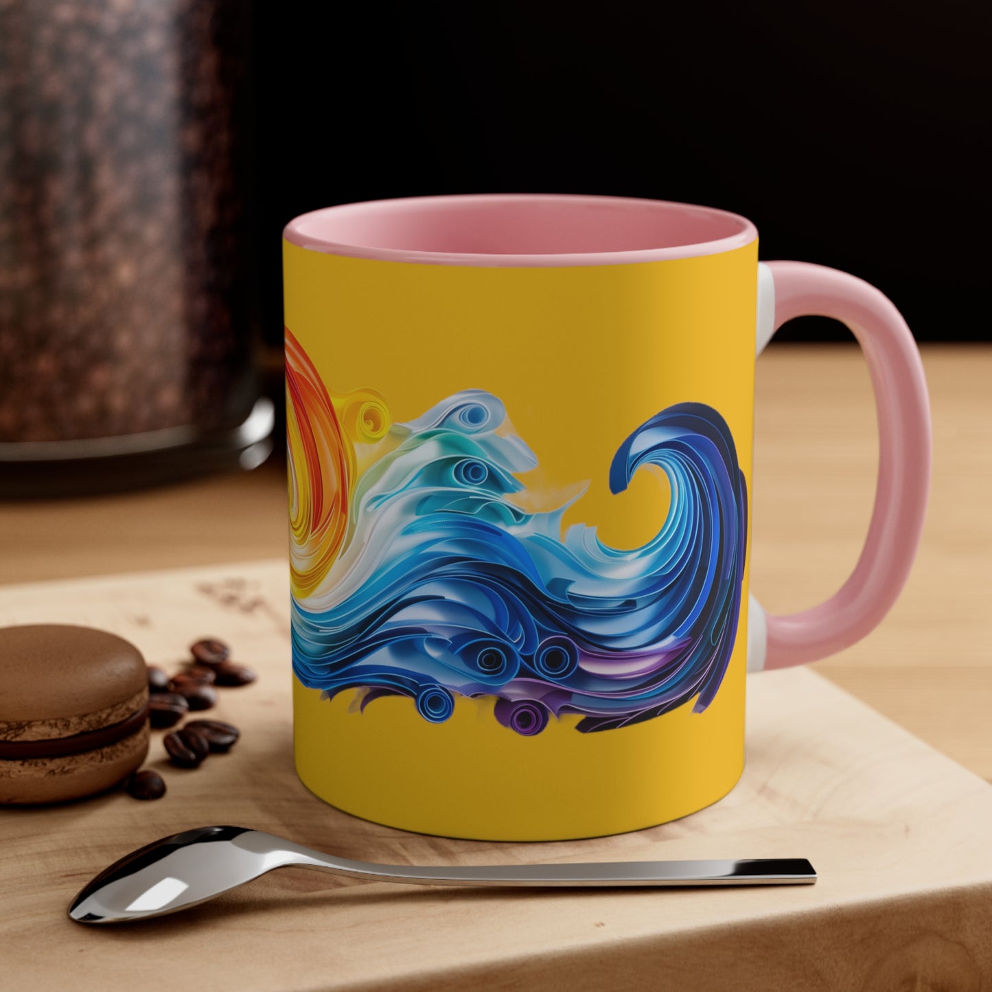 Riptide Quilling on Yellow