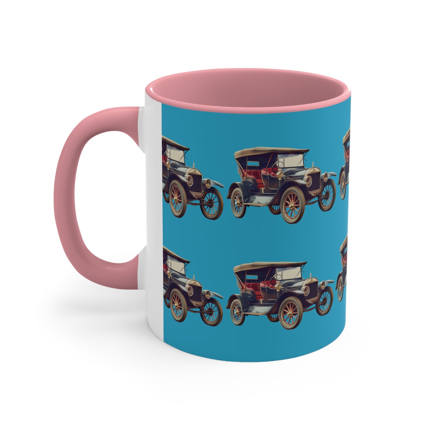 Classic Car on Turquoise