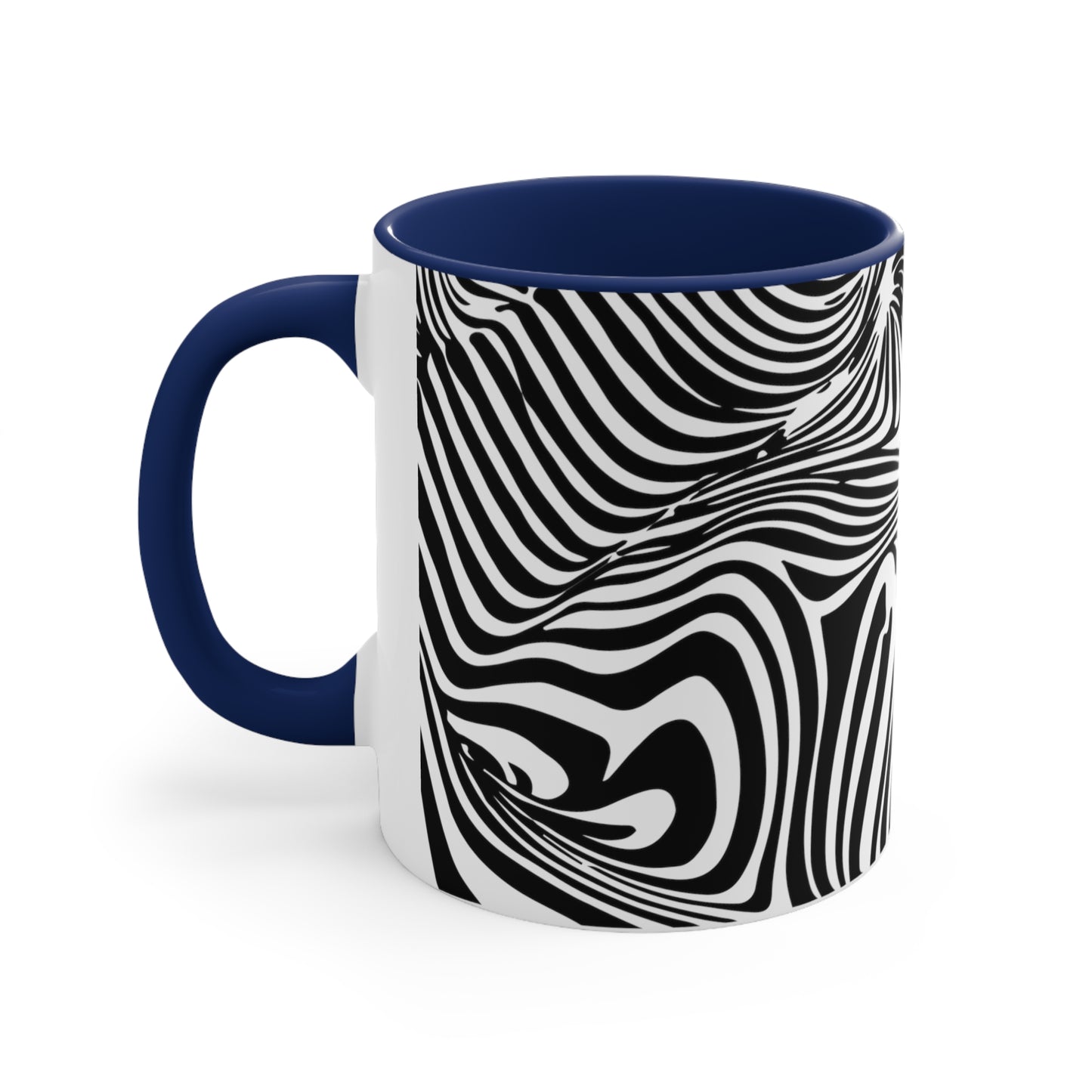 Zebra Swirl on White