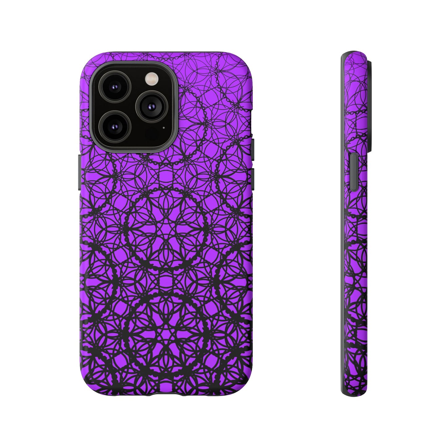 Vibrant and Bold Purple Fade Pattern
