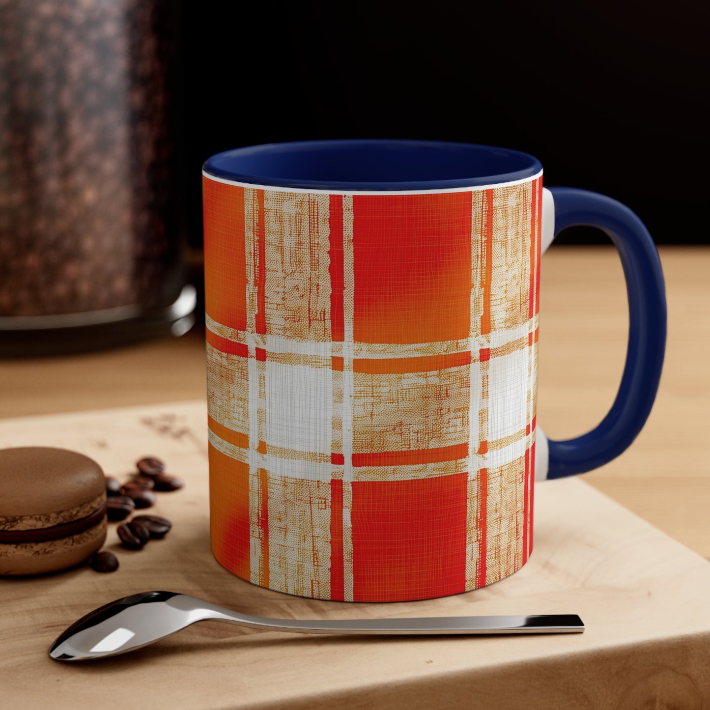 Plaid Orange