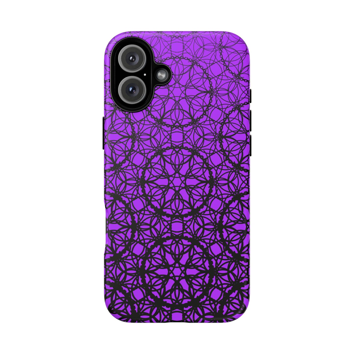 Vibrant and Bold Purple Fade Pattern