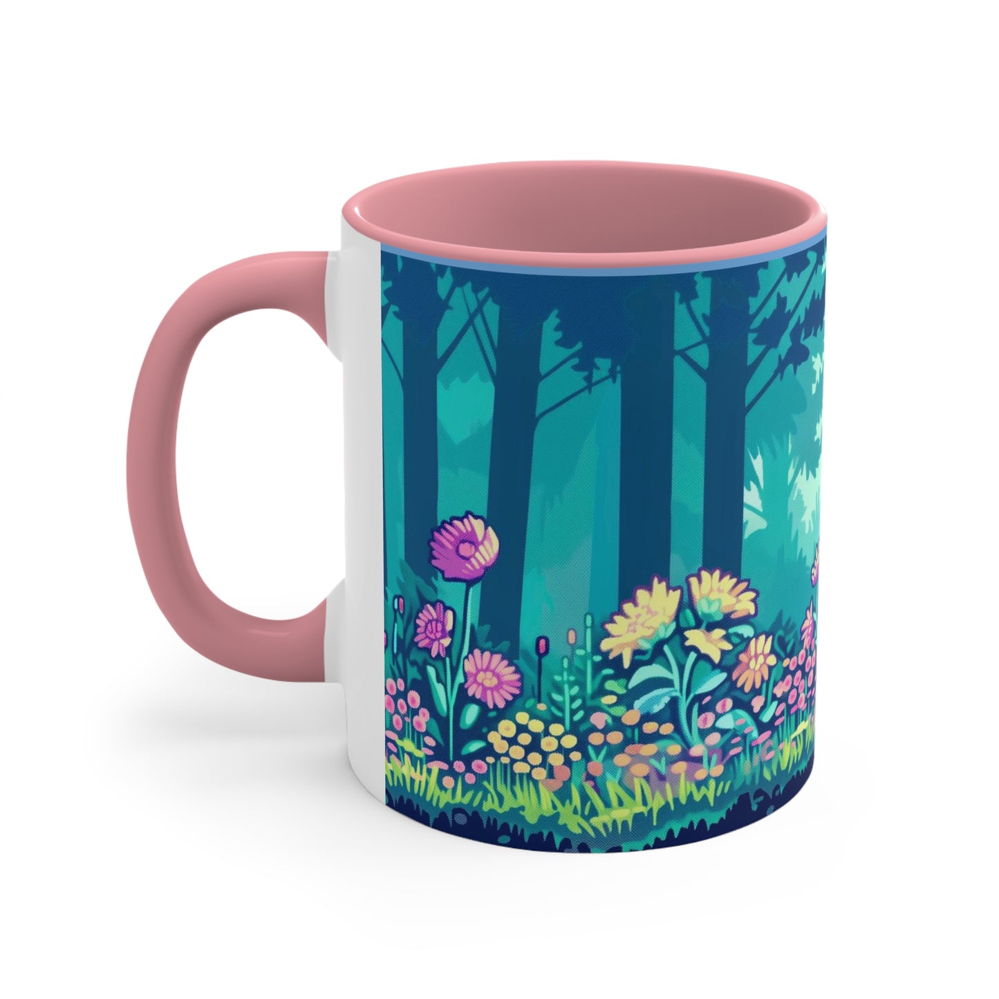 8-Bit Pixel Garden Forest