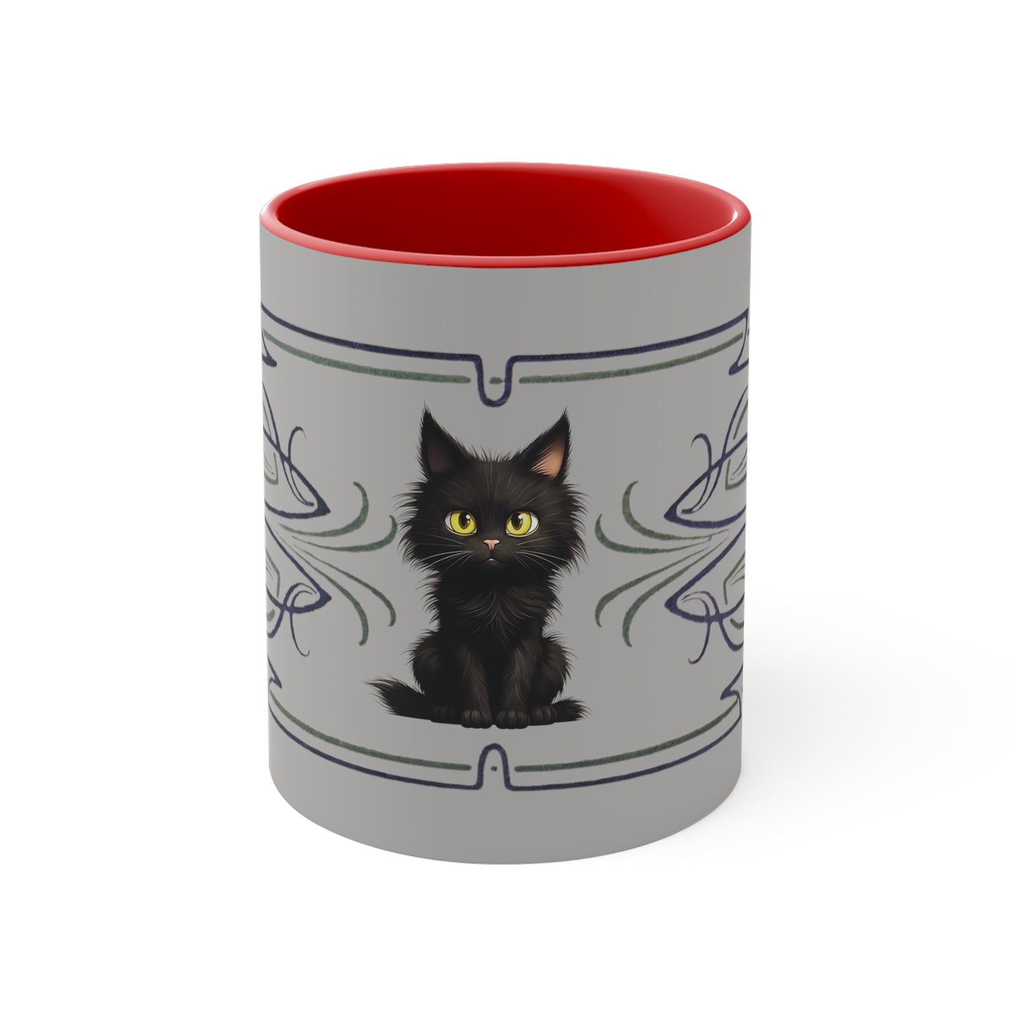 Black Cat Art Nouveau
