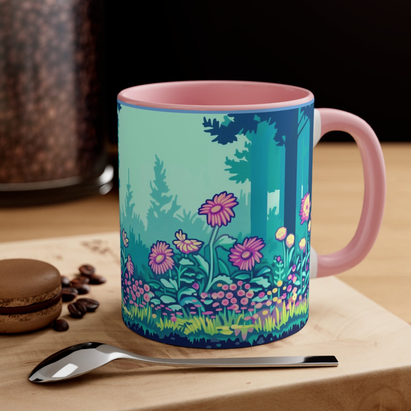 8-Bit Pixel Garden Forest