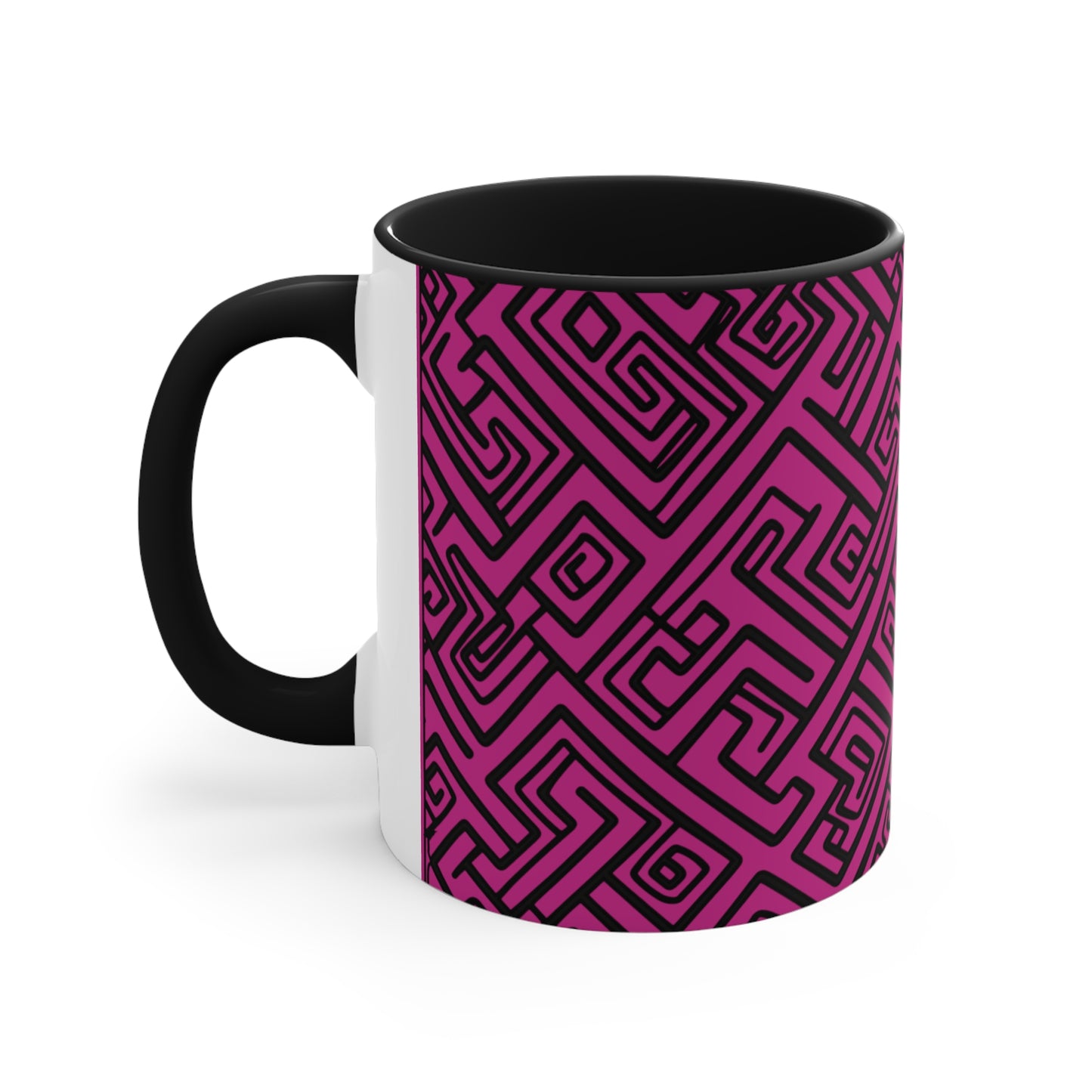 Geometric Hues on Pink