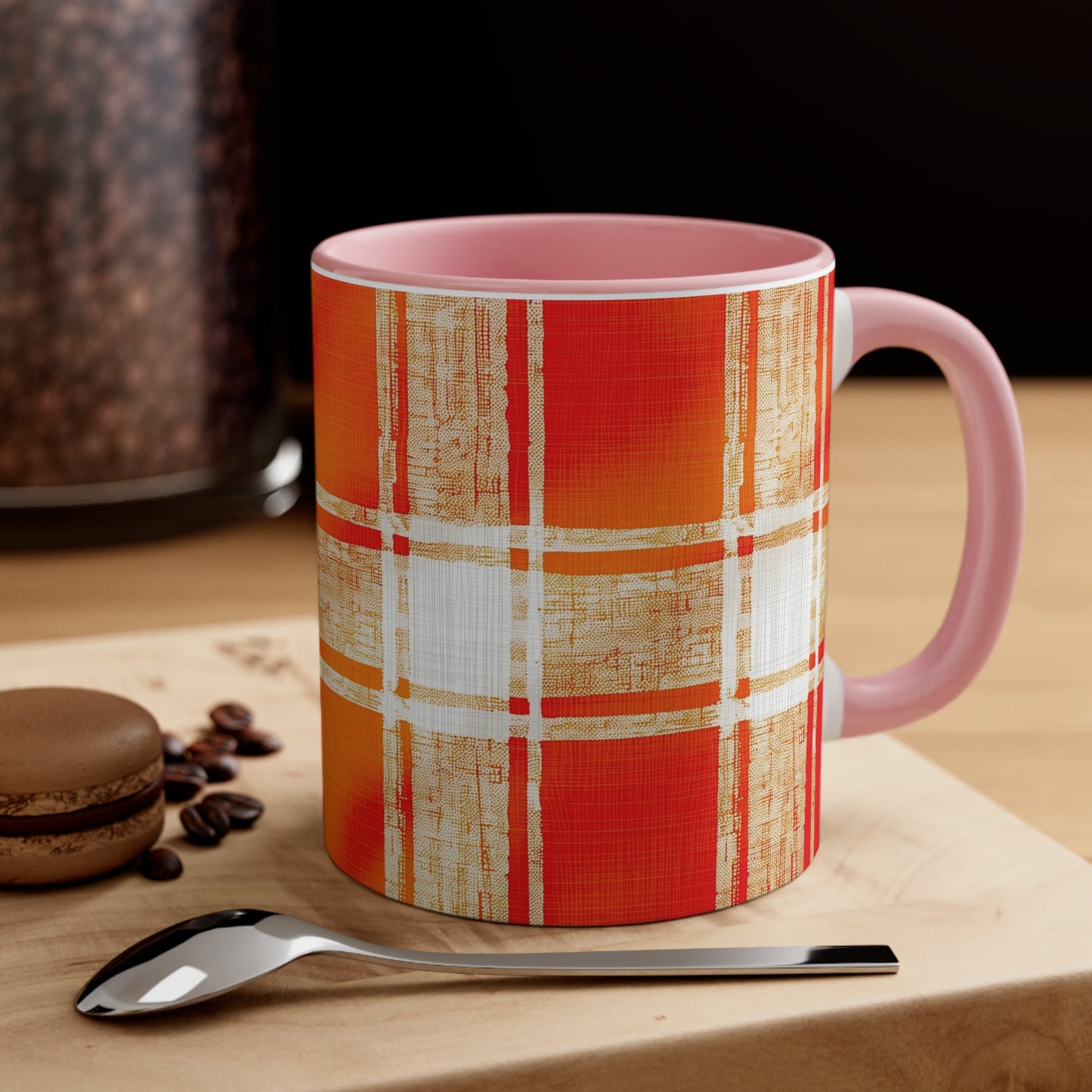 Plaid Orange
