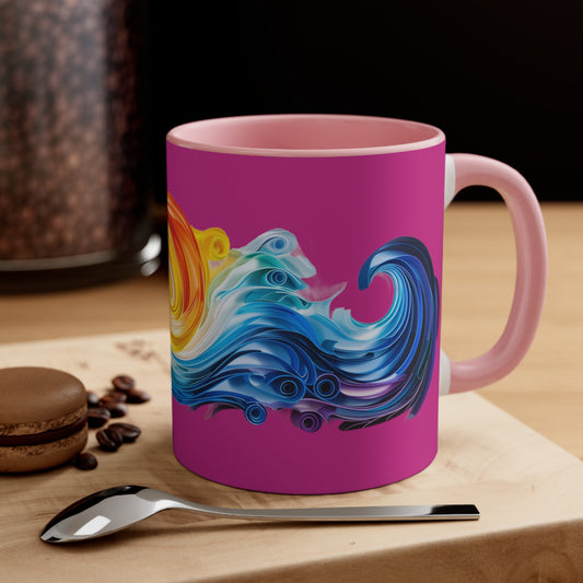 Riptide Quilling on Pink