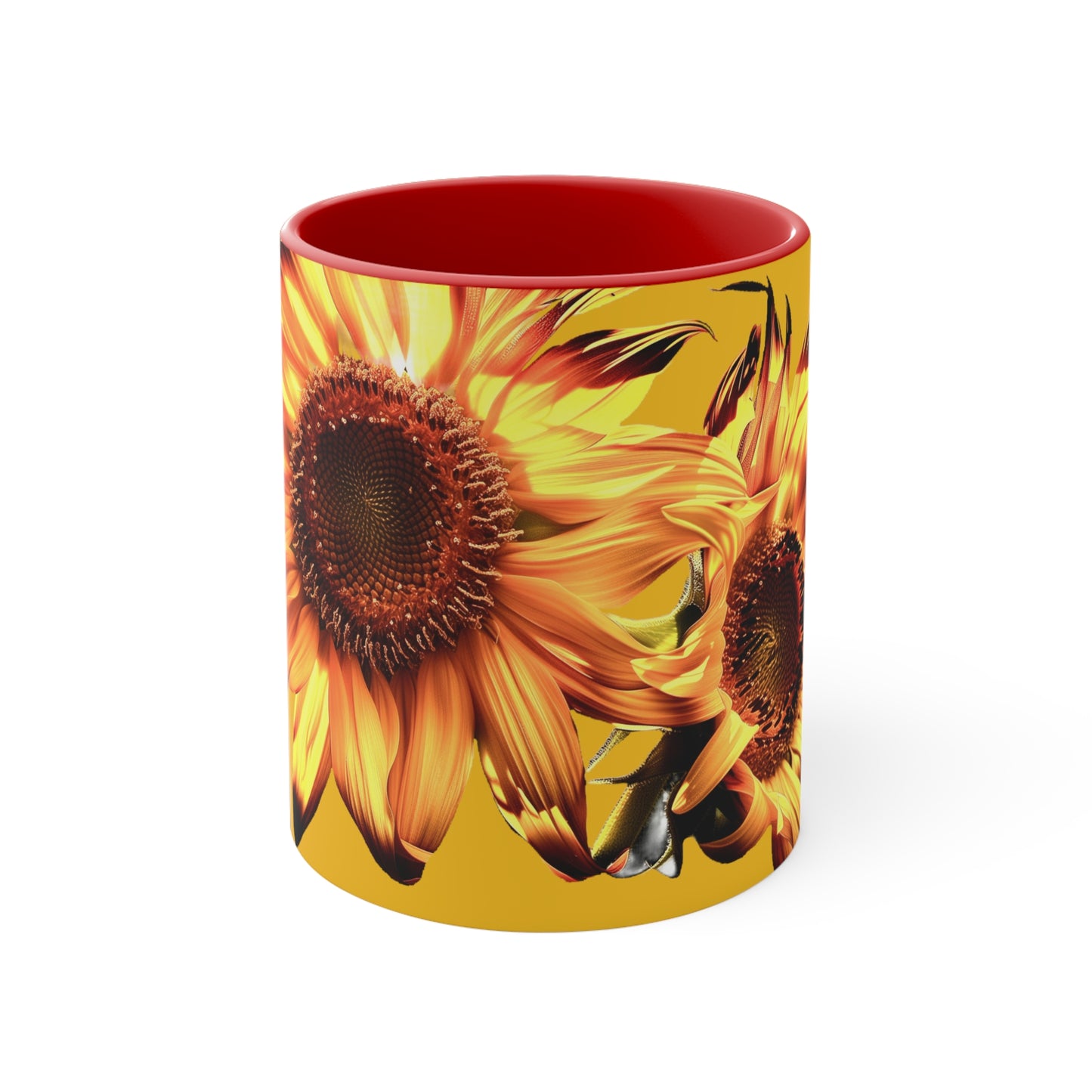 Sunflowers on Yellow