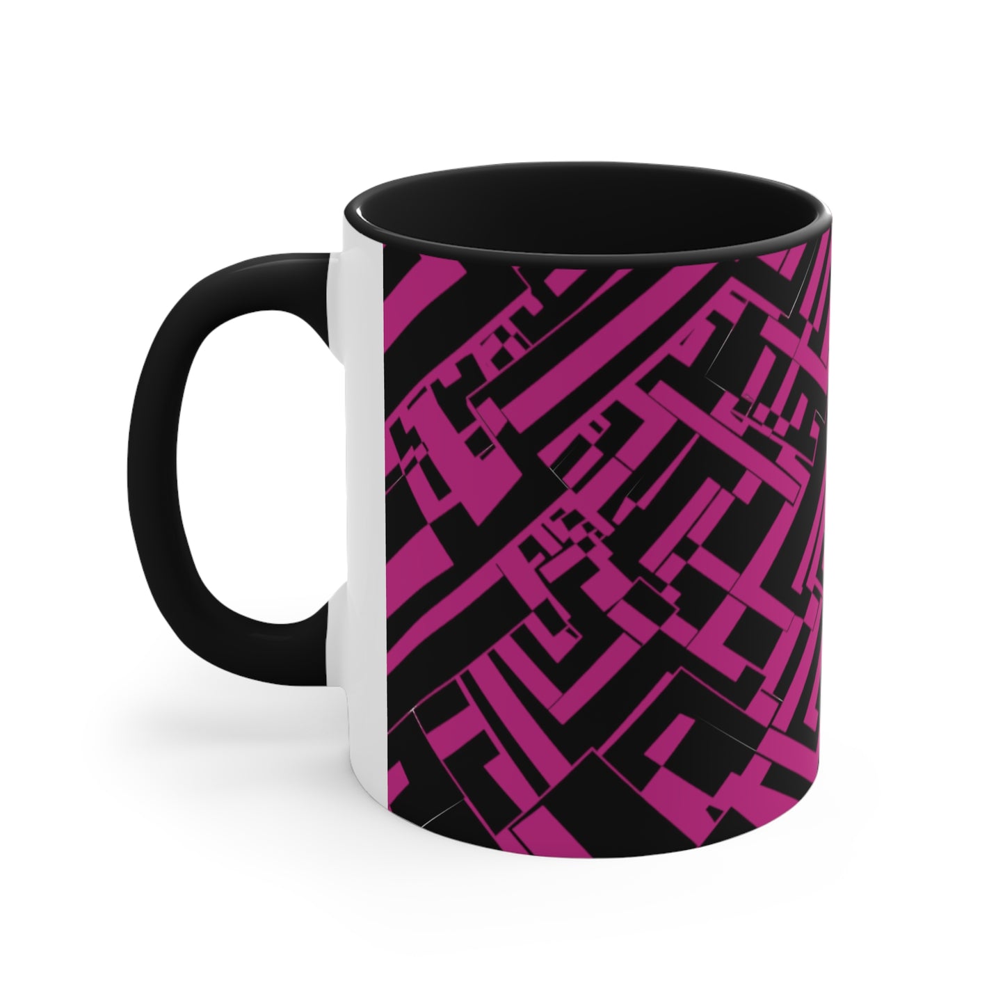 Almost Geo Black & Pink