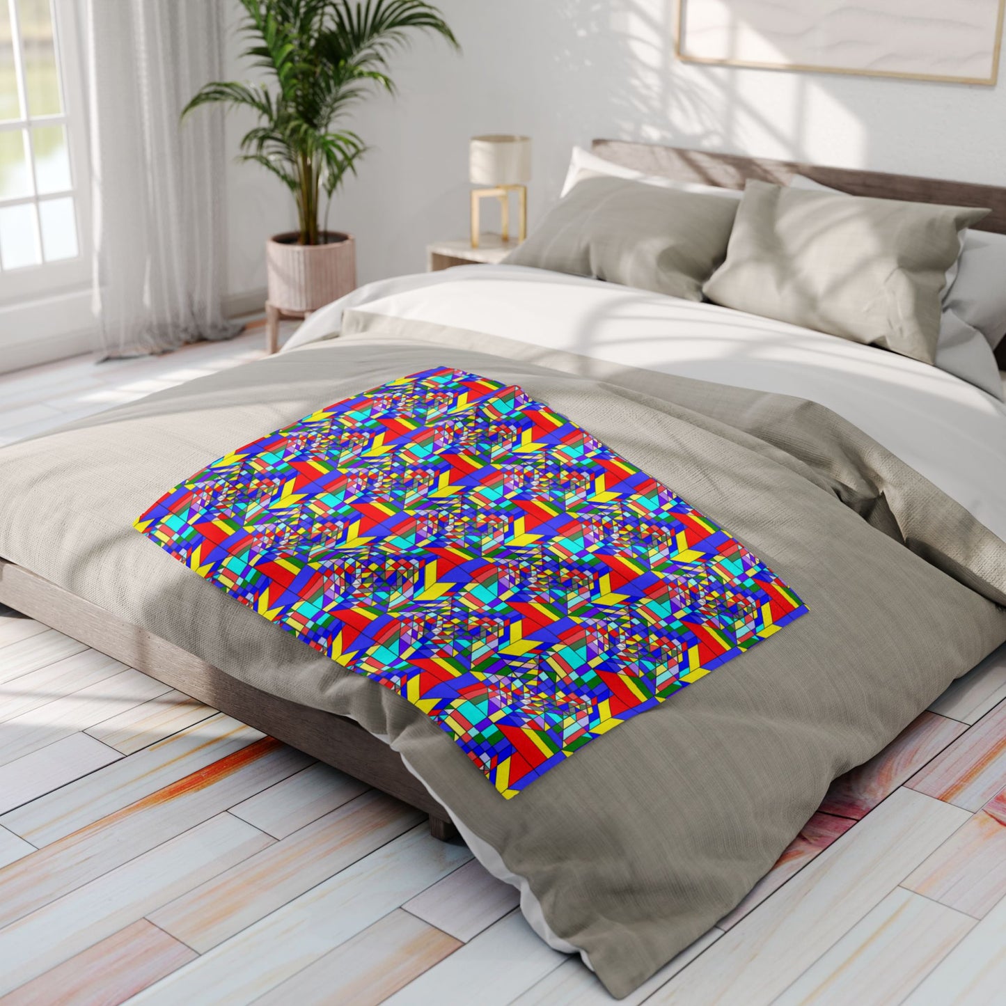Kaleidoscope Fleece Blanket