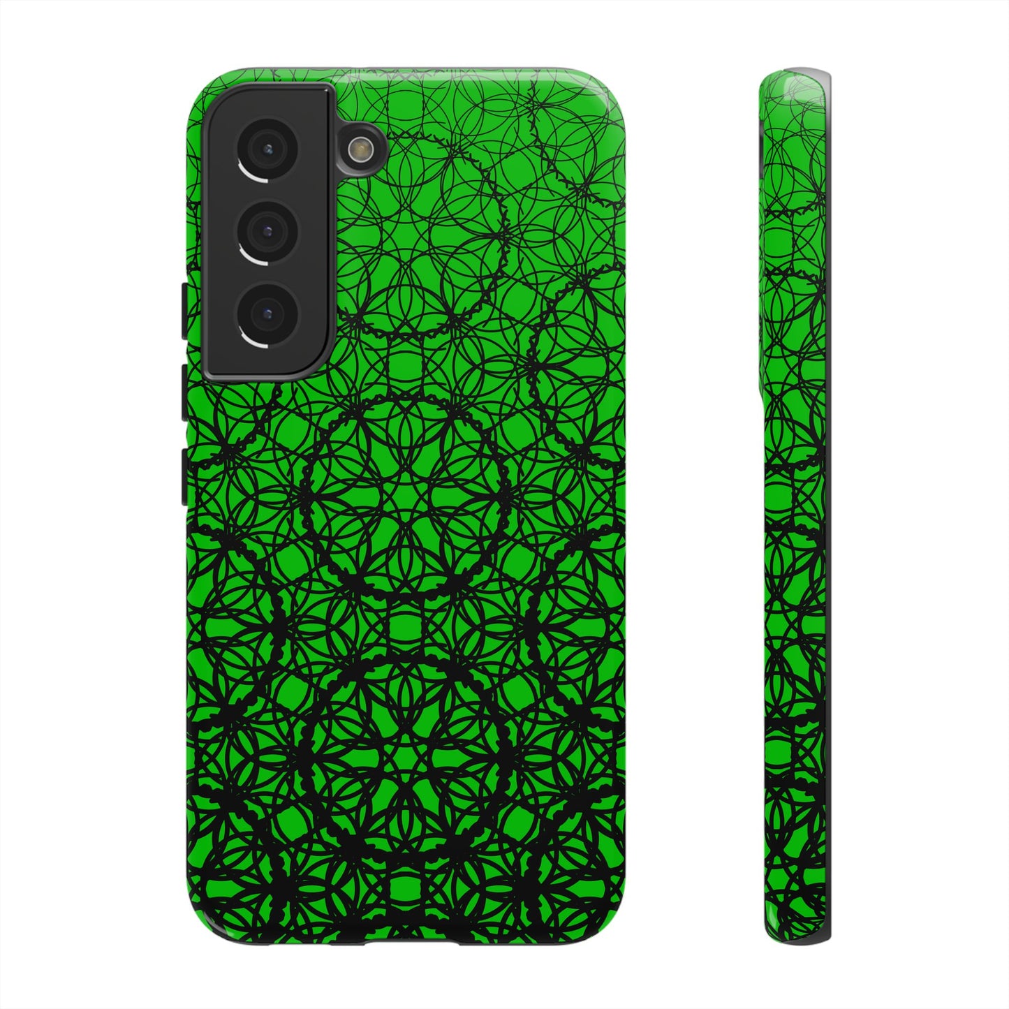 Vibrant Emerald Fade Pattern - Samsung