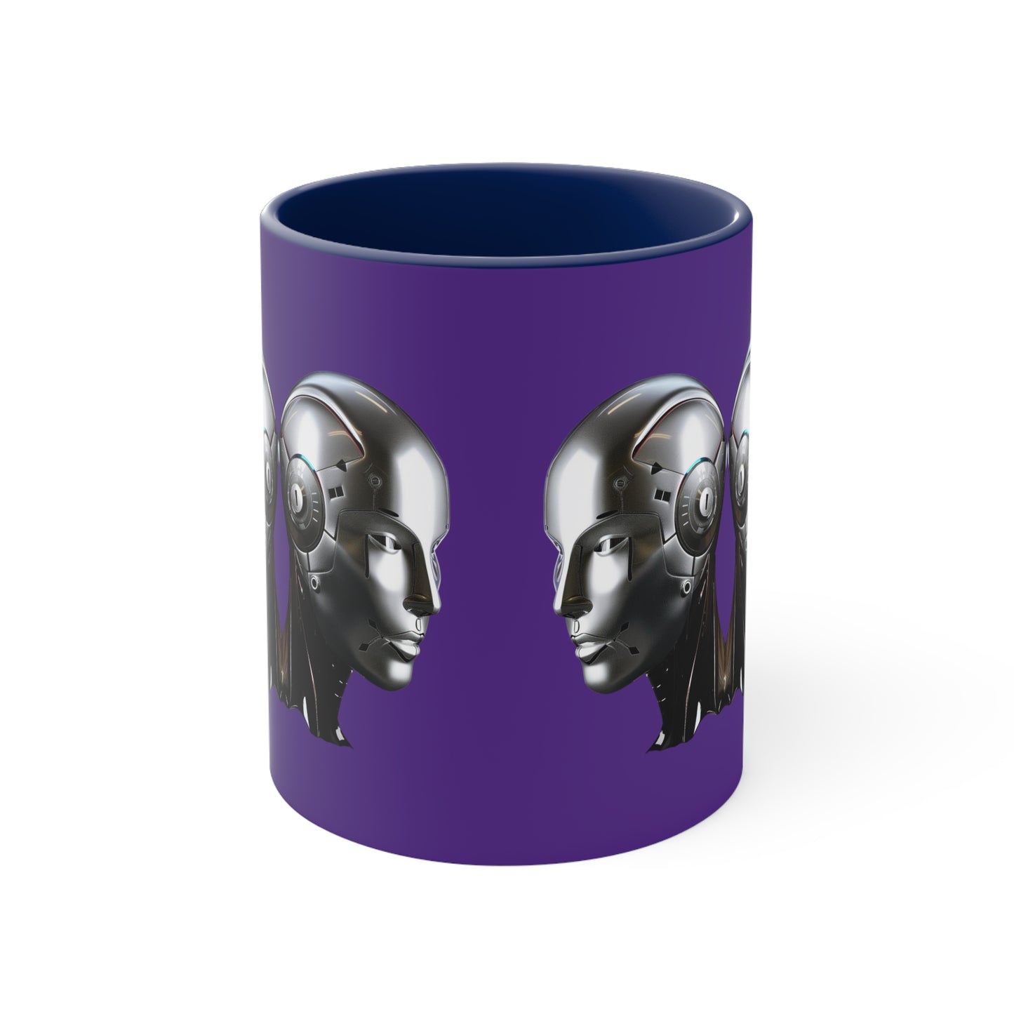 Cyborg on Purple