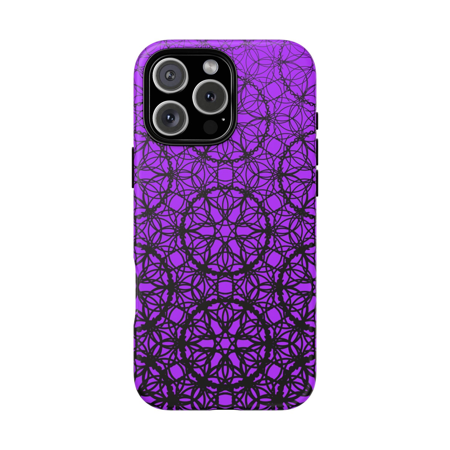 Vibrant and Bold Purple Fade Pattern