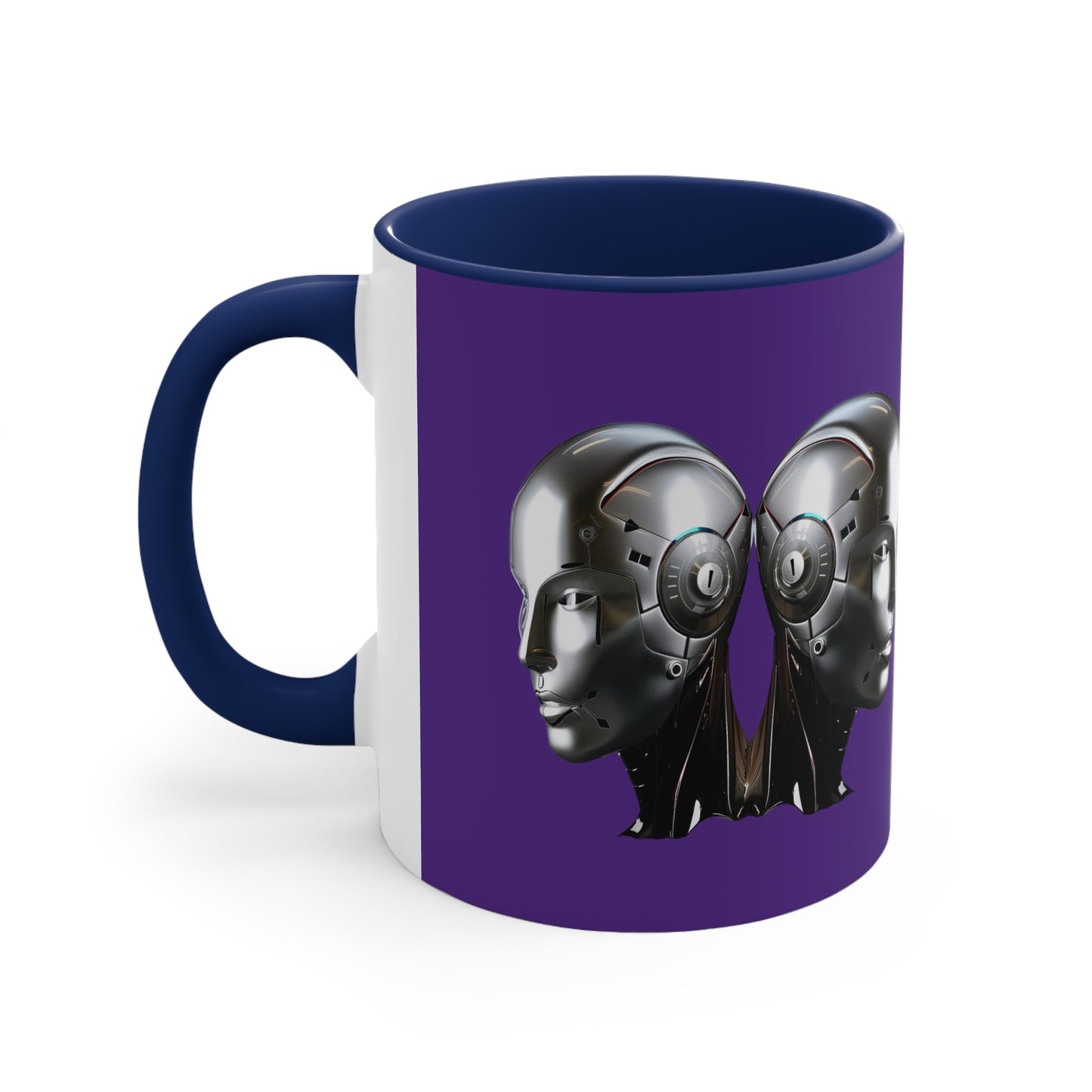 Cyborg on Purple