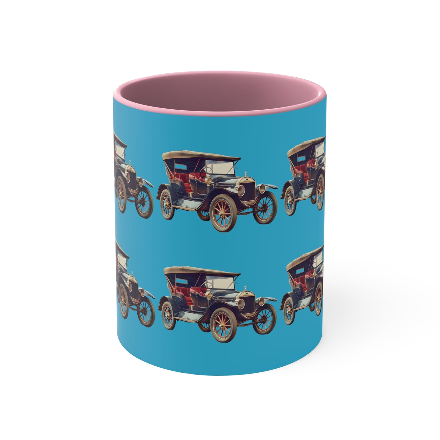Classic Car on Turquoise