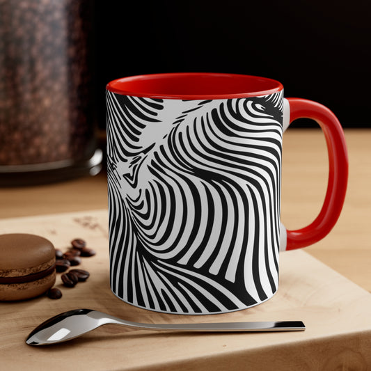 Zebra Swirl on White