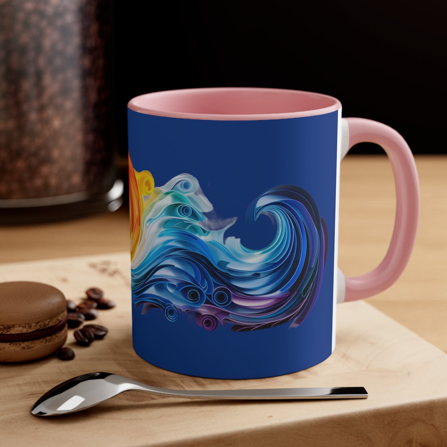 Riptide Quilling on Dark Blue