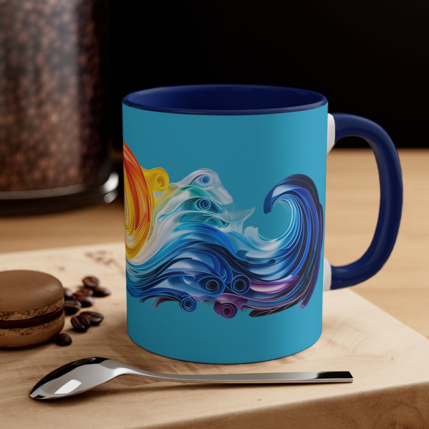 Riptide Quilling on Turquoise
