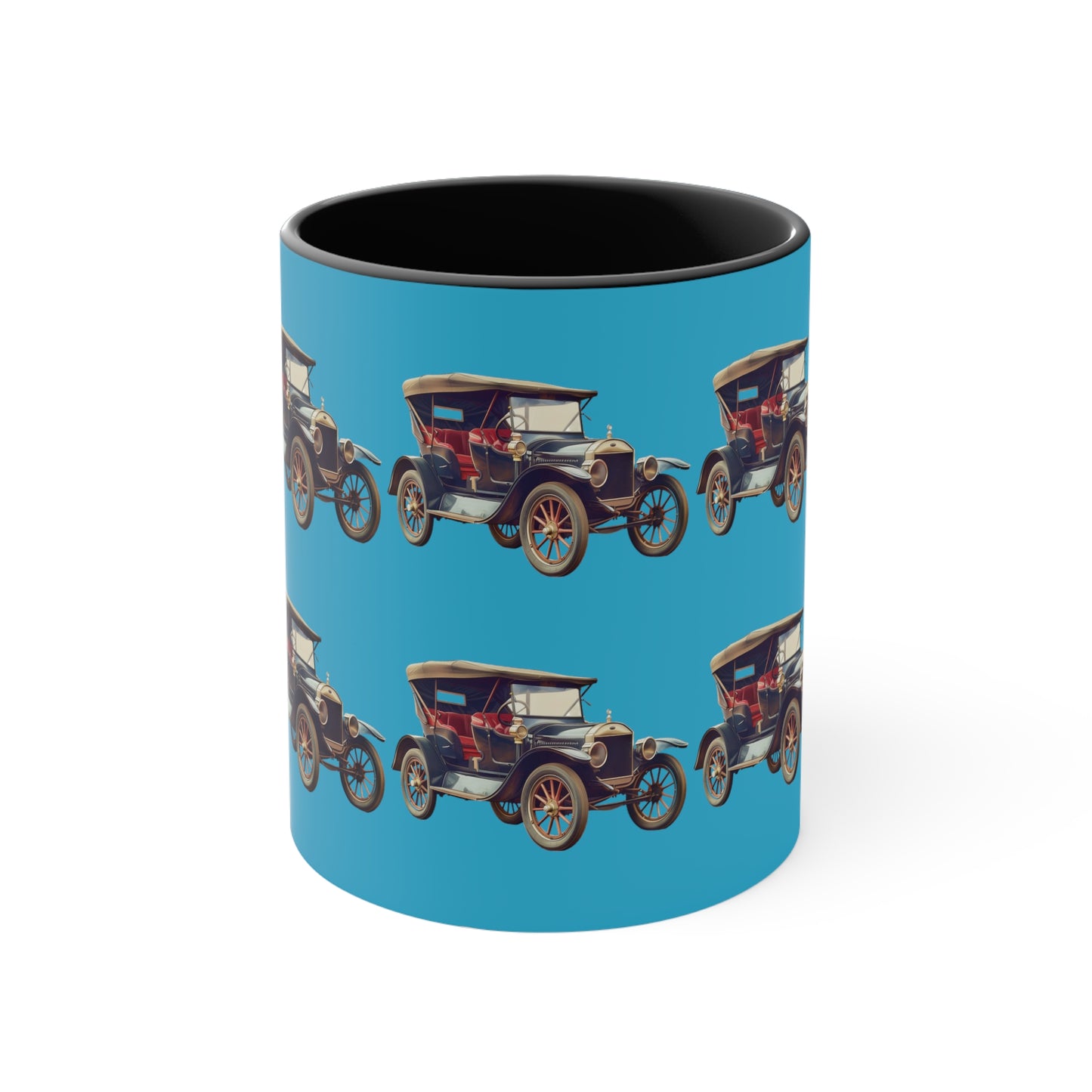 Classic Car on Turquoise