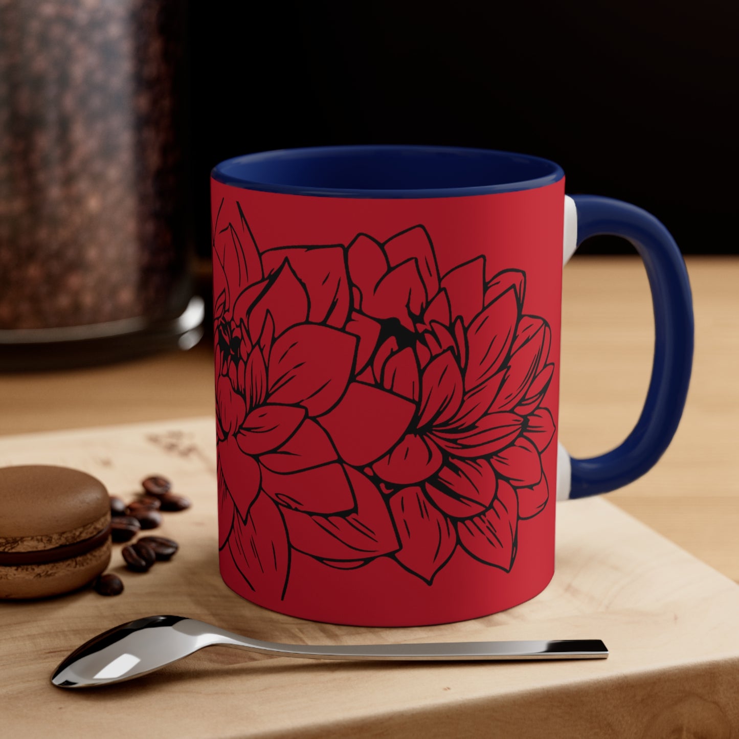 Gardenias on Red