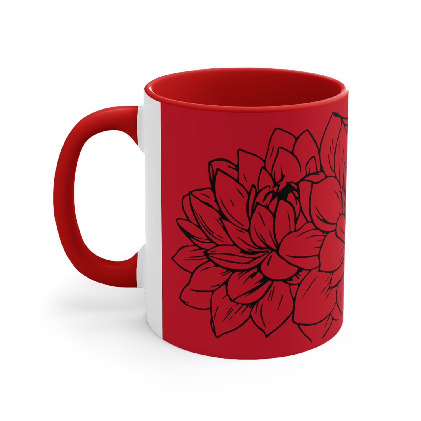 Gardenias on Red