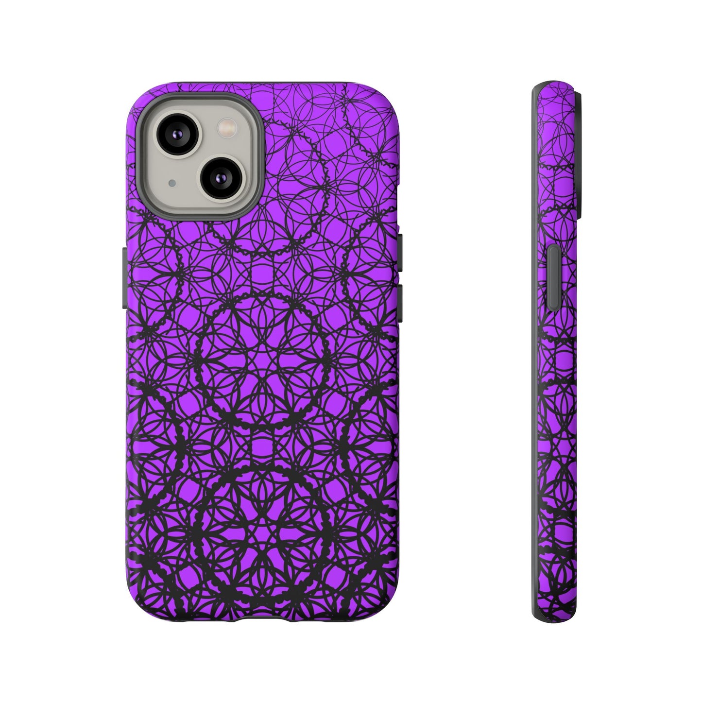 Vibrant and Bold Purple Fade Pattern