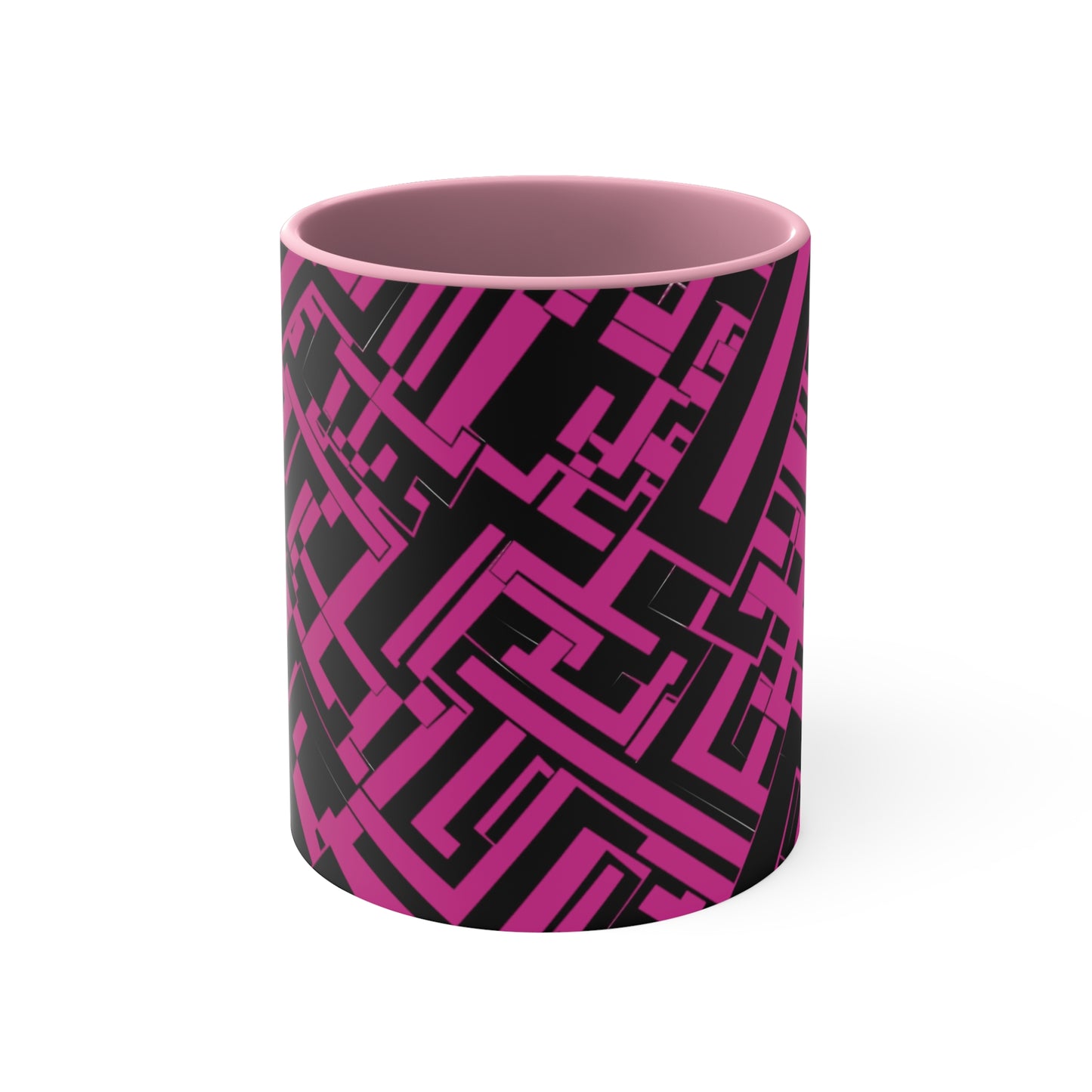 Almost Geo Black & Pink