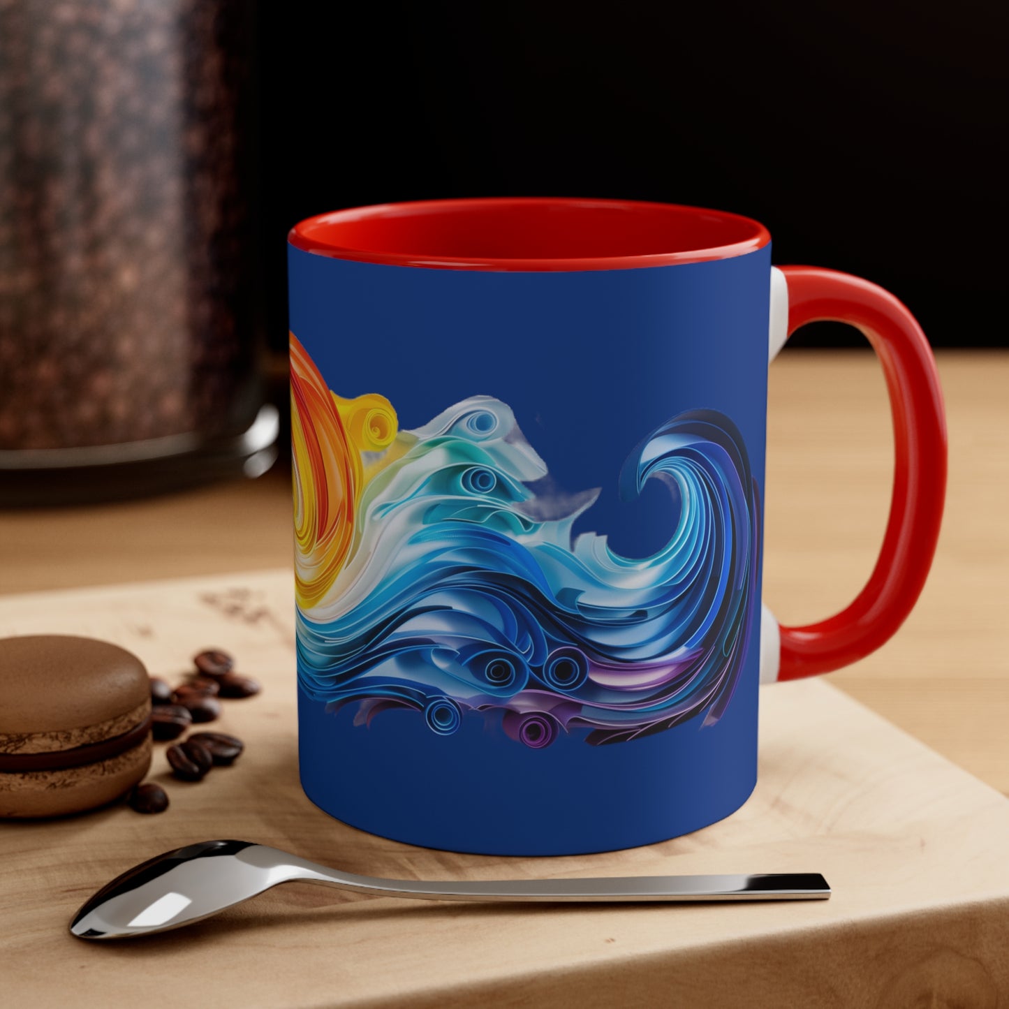 Riptide Quilling on Dark Blue