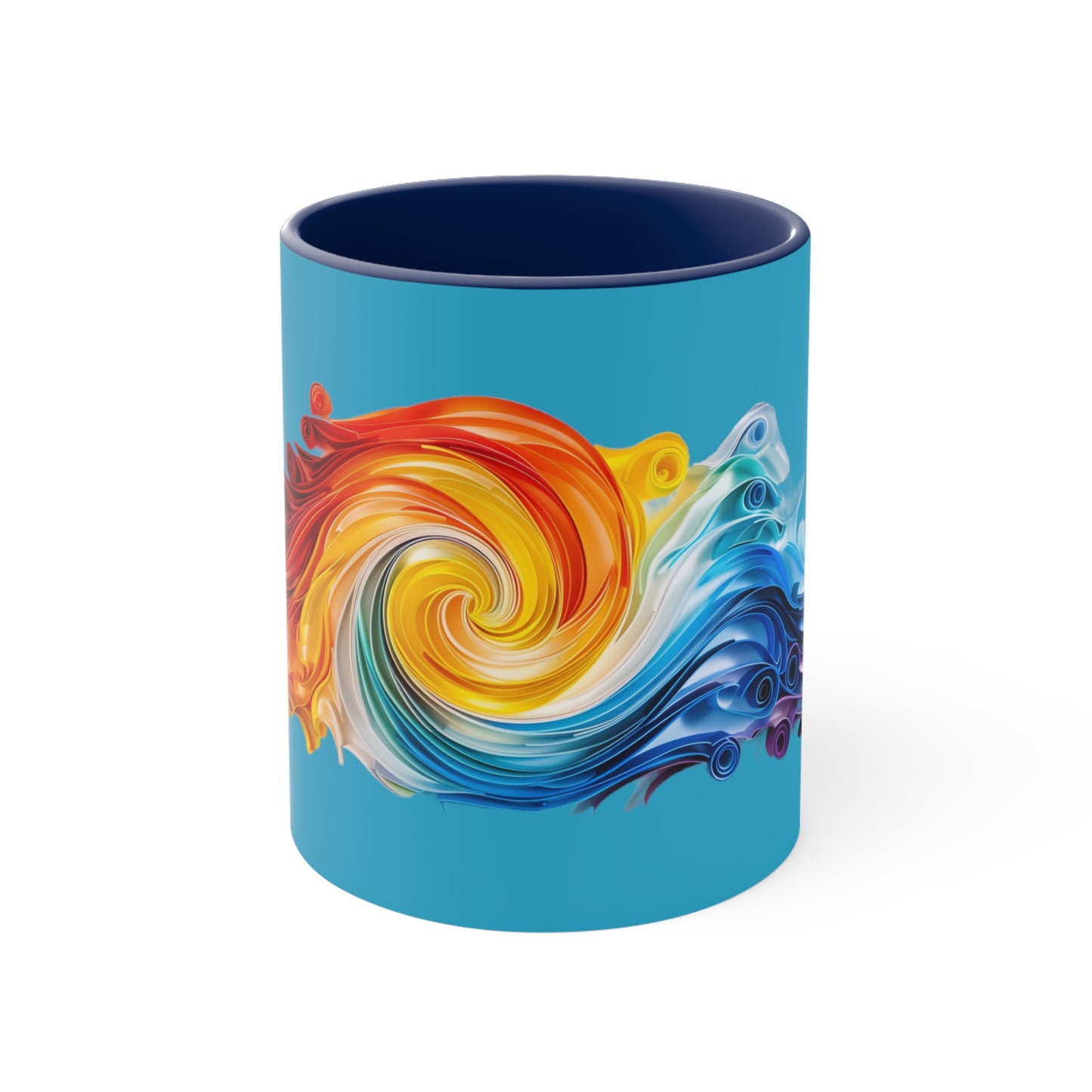Riptide Quilling on Turquoise