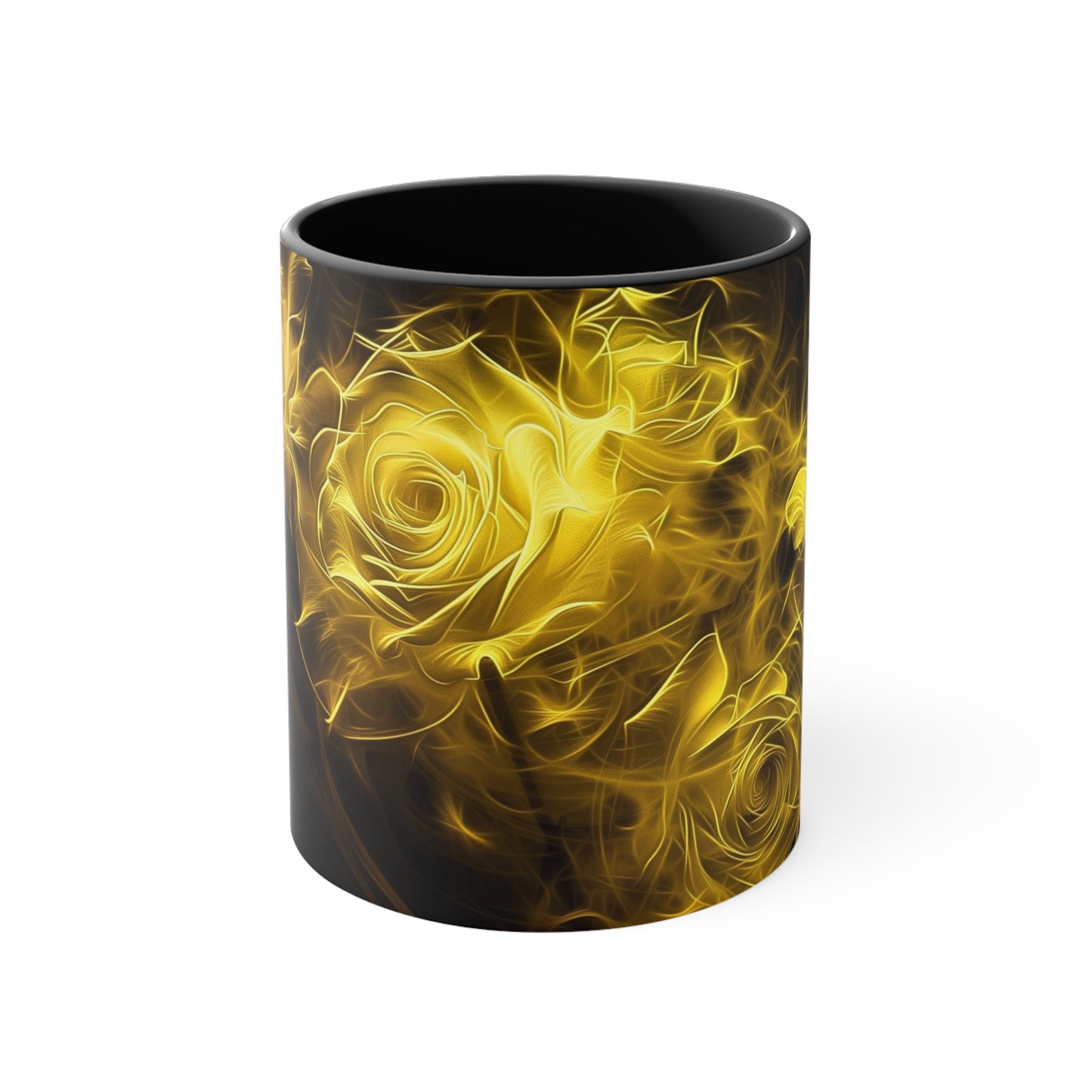 Light Painted Roses in Gold