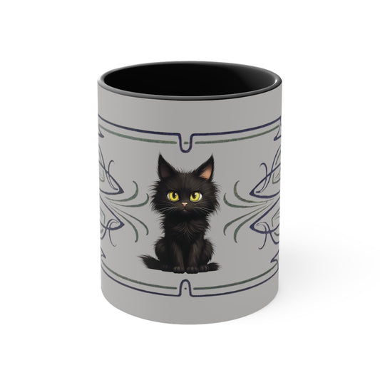 Black Cat Art Nouveau
