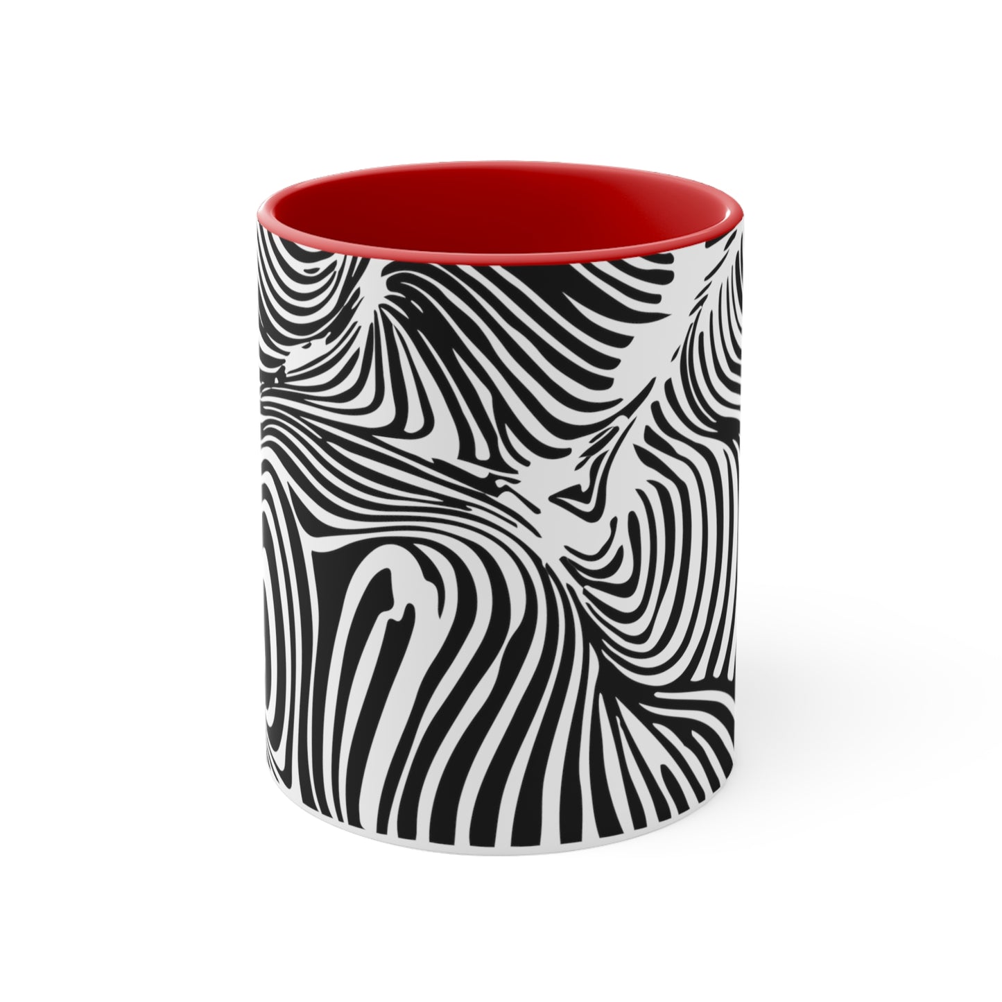 Zebra Swirl on White